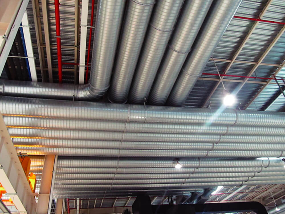 工业空调通风管道施工案例